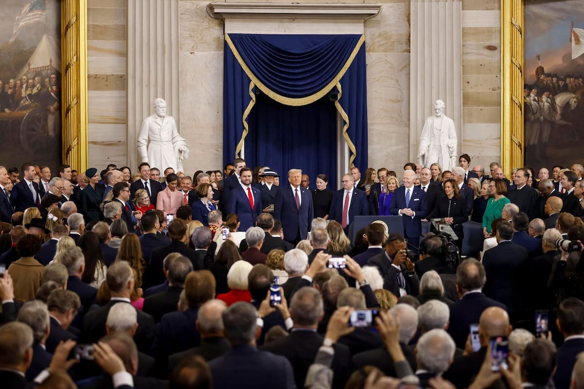 Trump en el Capitolio. Foto: EFE
