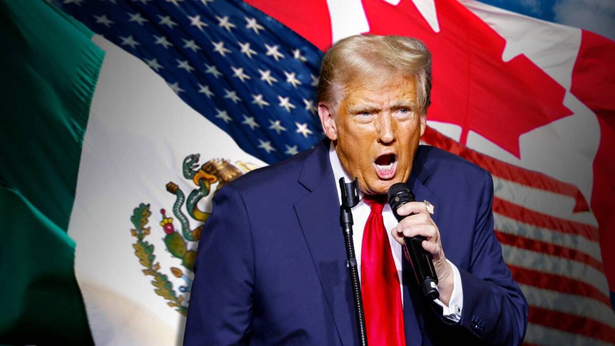 Trump defiende aranceles para México y Canadá: “Nos va a hacer ricos”. FOTO: Especial