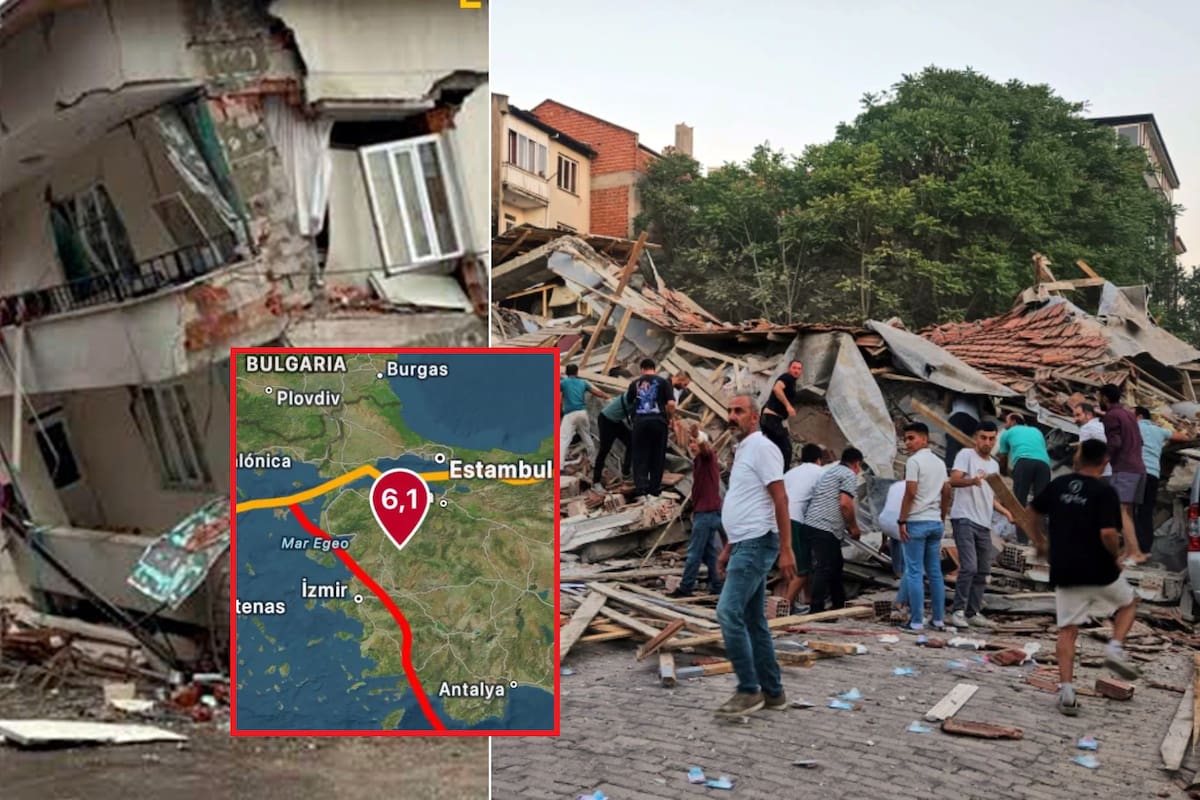 Terremoto de 6.1 sacude Turquía y derriba más de 12 edificios (VIDEO)