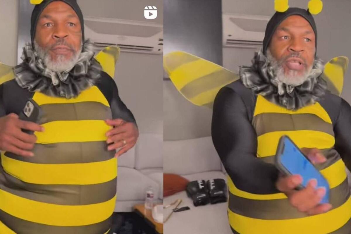 Mike Tyson se disfraza de abeja y hace gracioso baile (VIDEO VIRAL)