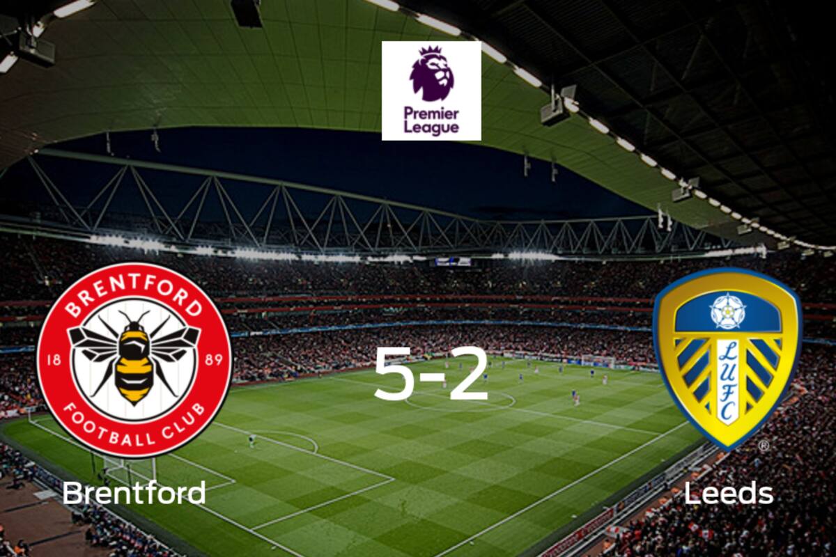 Los tres puntos se quedan en casa: goleada de Brentford a Leeds United (5-2)