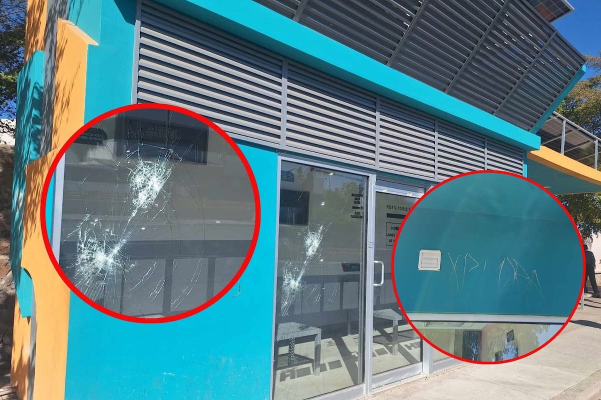 Vandalizan paradas de camión en Hermosillo