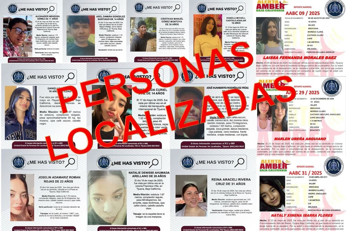 FGE localiza a trece personas con reporte de búsqueda