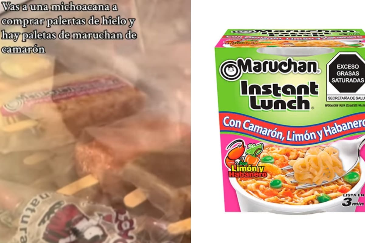 Paleta de Maruchan: usuario muestra el insólito sabor que encontró en una Michoacana