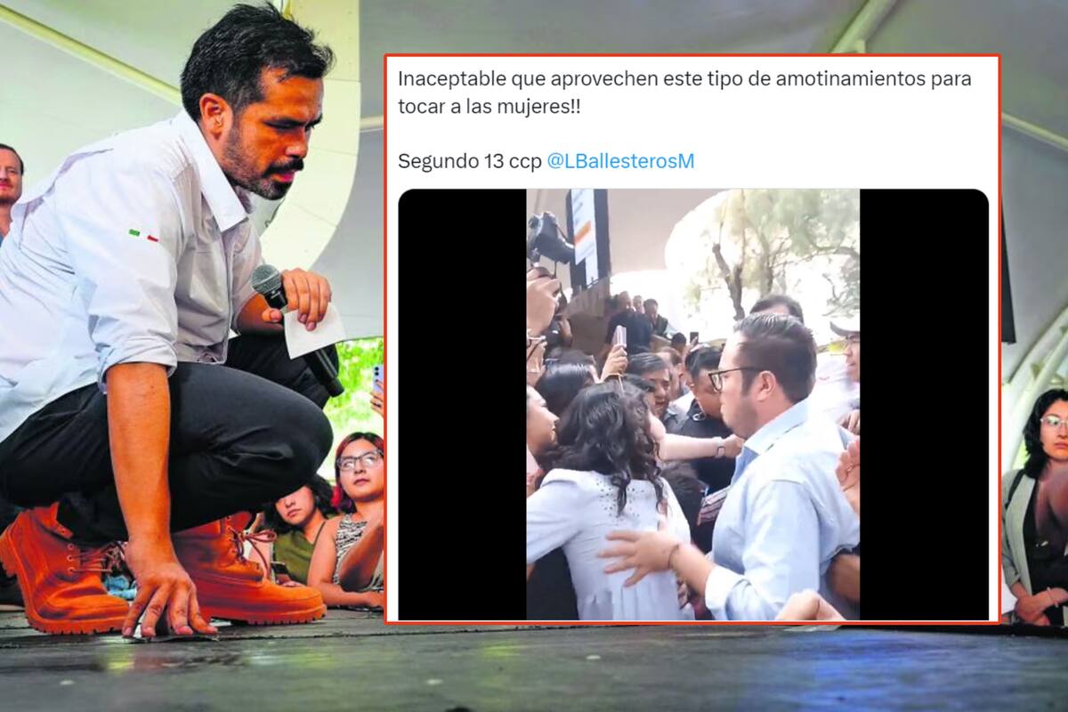 Señalan tocamientos durante evento de Máynez en la UAM e identifican al responsable