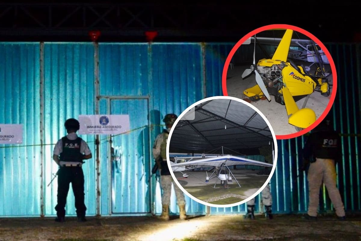 Fiscalía de Guerrero asegura aeronaves y municiones en operativo conjunto en Arcelia
