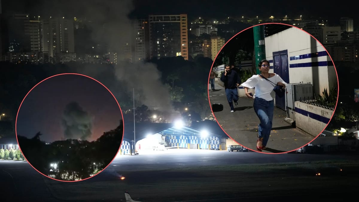 Reportan al menos siete explosiones y vuelos de aeronaves a baja altura en Caracas; autoridades no han emitido información oficial