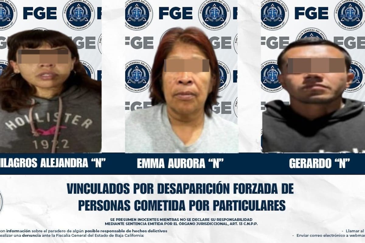 Vinculan a proceso a tres personas por presunta desaparición forzada y ocultamiento de un cadáver