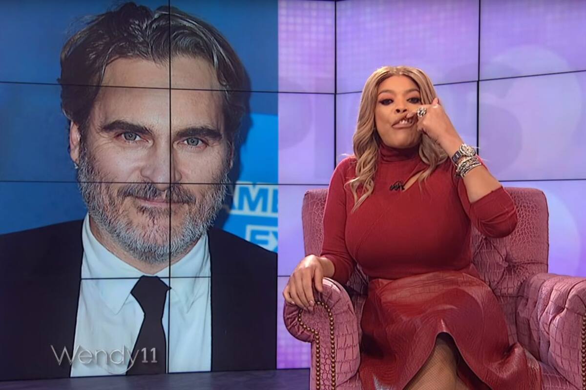 Conductora se burla del labio de Joaquin Phoenix