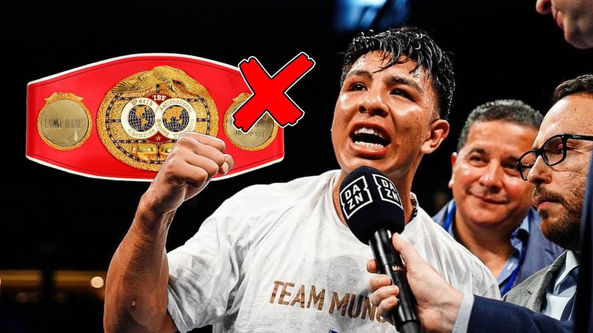 Tras el NO de ‘Canelo’, Jaime Munguía también rechaza la pelea por el título FIB y el cinturón supermediano sigue sin dueño