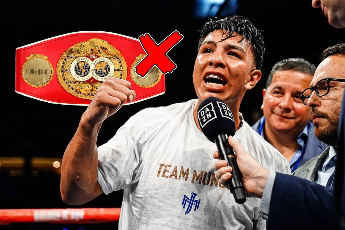 Tras el NO de ‘Canelo’, Jaime Munguía también rechaza la pelea por el título FIB y el cinturón supermediano sigue sin dueño