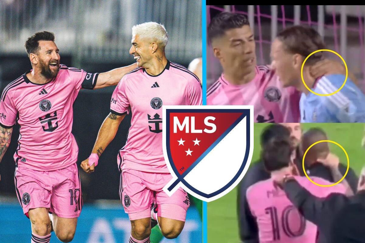 Lionel Messi y Luis Suárez sancionados por la MLS tras agredir a rivales