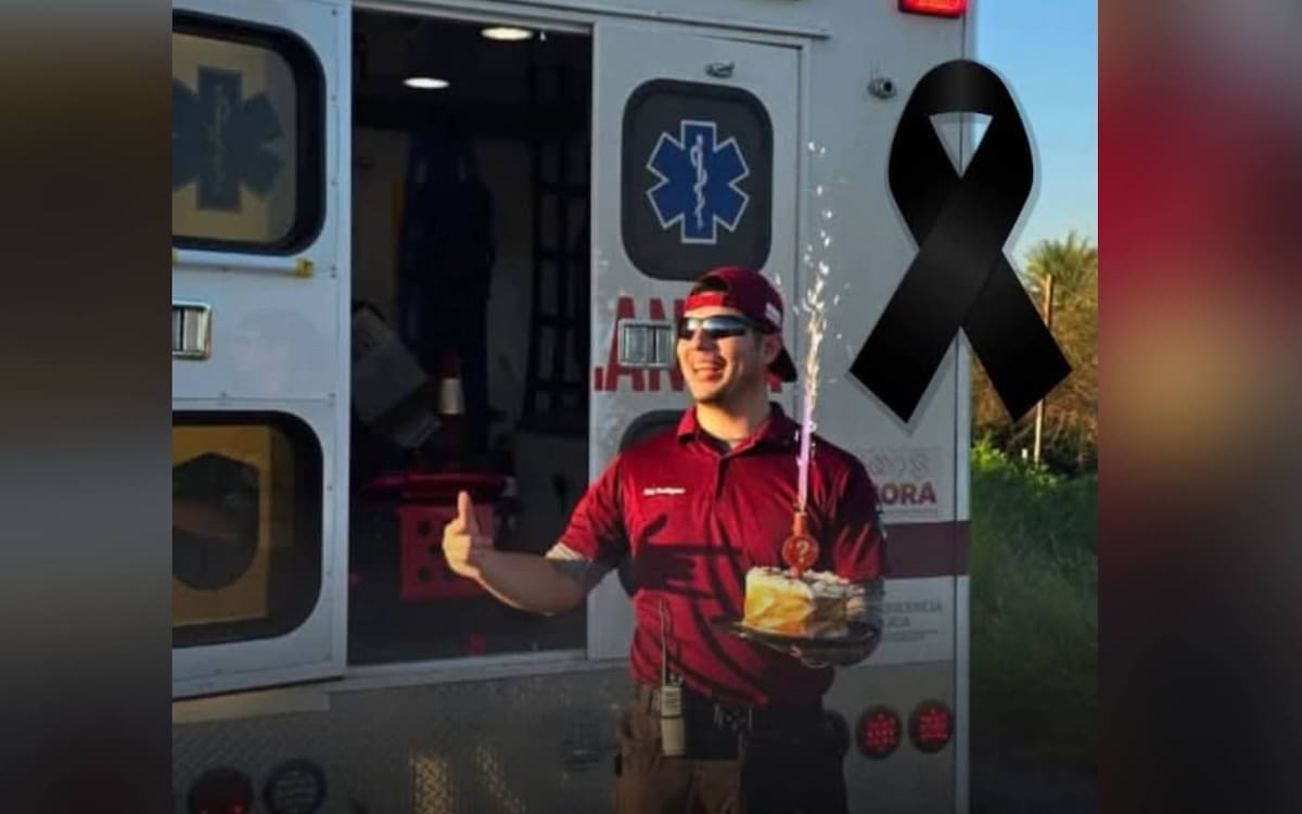 Recuerdan al paramédico Arnoldo Rodríguez Melchor en Sonora.
