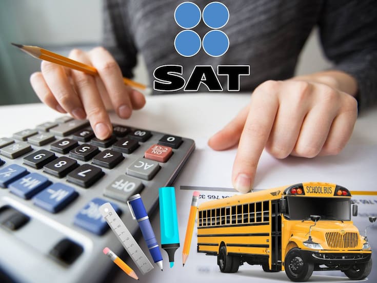 SAT confirma quiénes pueden deducir colegiaturas y transporte escolar en 2025