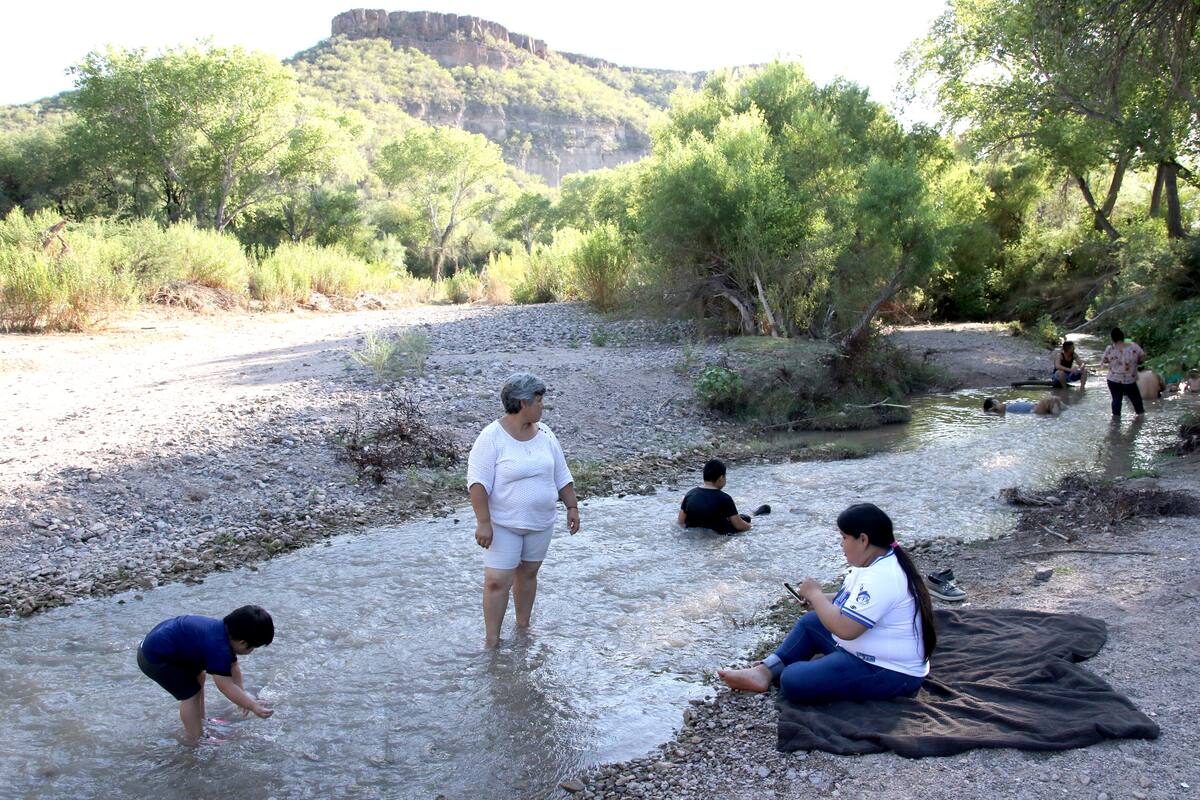 Familias se divierten al aire libre