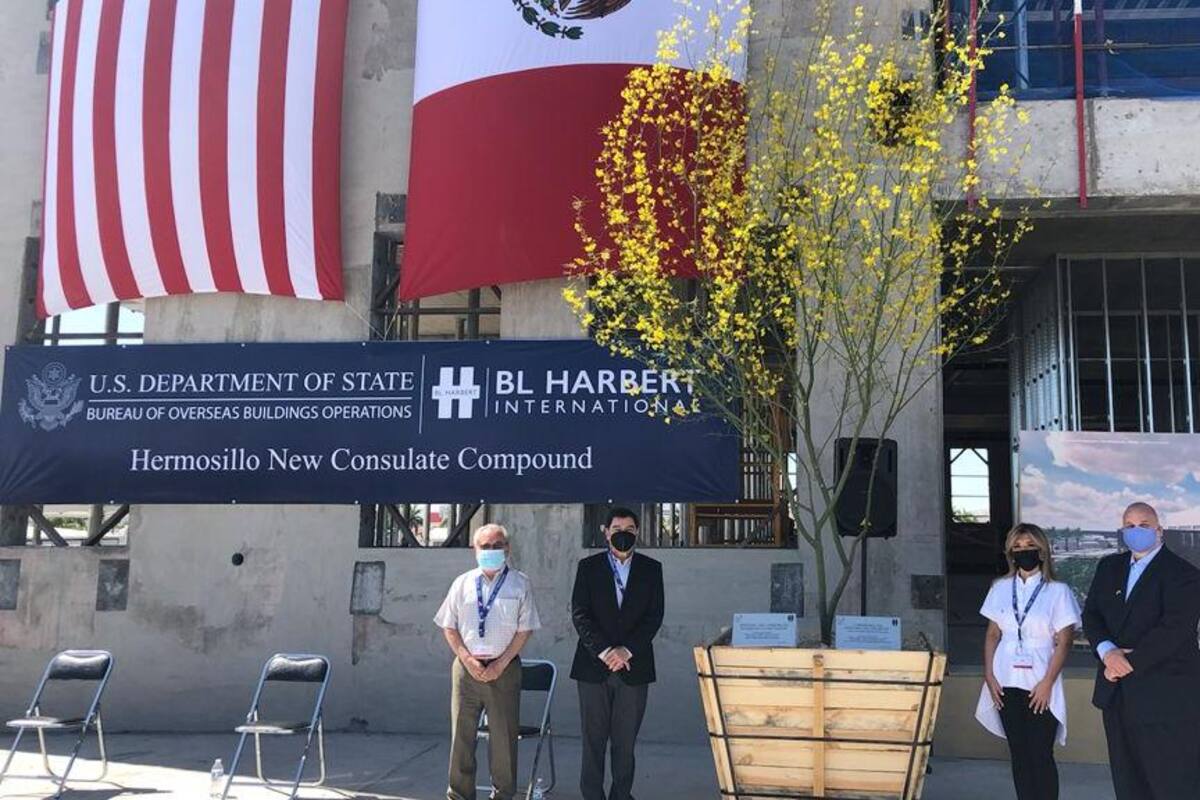 "Testimonio de solidez de relación bilateral": Termina construcción del nuevo consulado de EU en Hermosillo