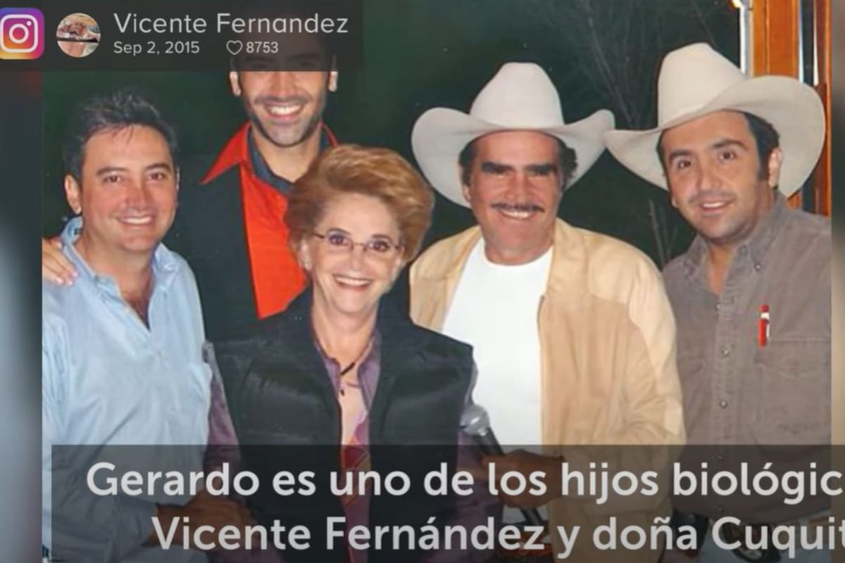 Quién es Gerardo Fernández, el enigmático y poco conocido hijo de Vicente Fernández, ligado al narco