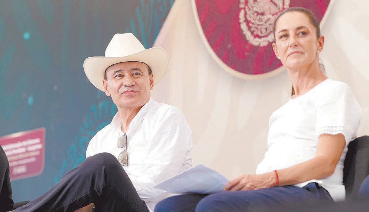 El gobernador Alfonso Durazo agradeció el apoyo de la presidenta Claudia Sheinbaum en materia hídrica. FOTO: ESPECIAL