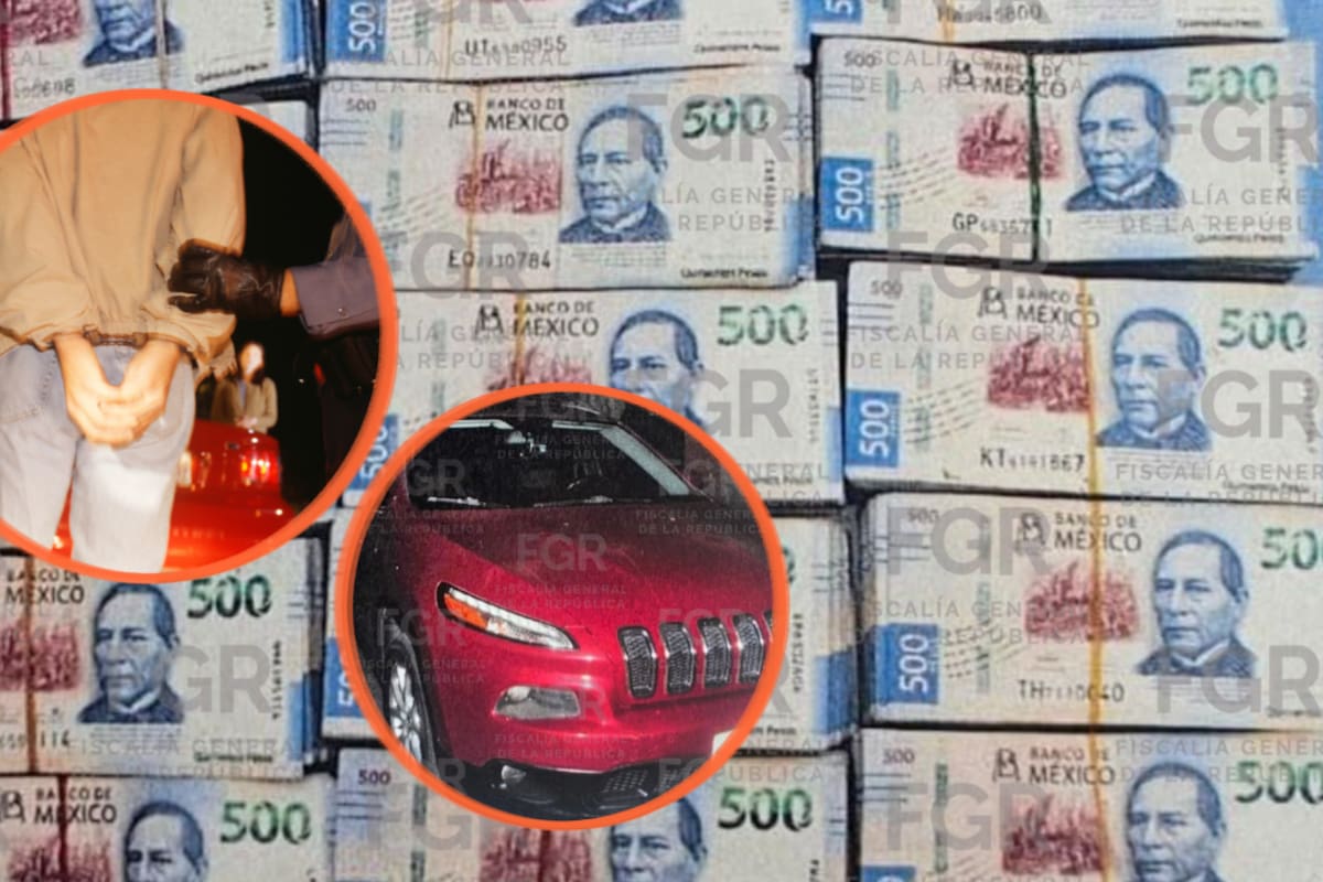 Héctor N fue detenido en la autopista México-Cuernavaca con 747 mil pesos dentro de una mochila cuya procedencia no pudo acreditar, por lo que la FGR obtuvo su vinculación a proceso por su posible participación en operaciones con recursos de procedencia ilícita