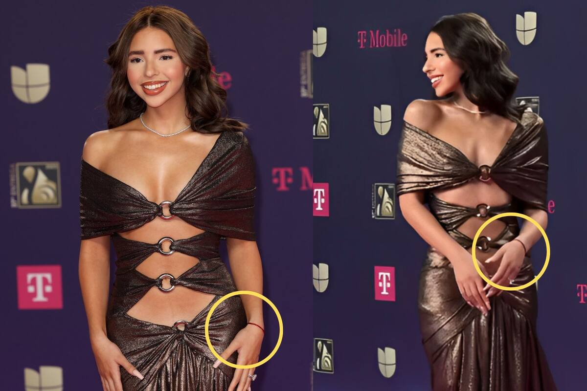 Ángela Aguilar y la curiosa pulsera roja que llevó en Premios Lo Nuestro: ¿Qué significa?