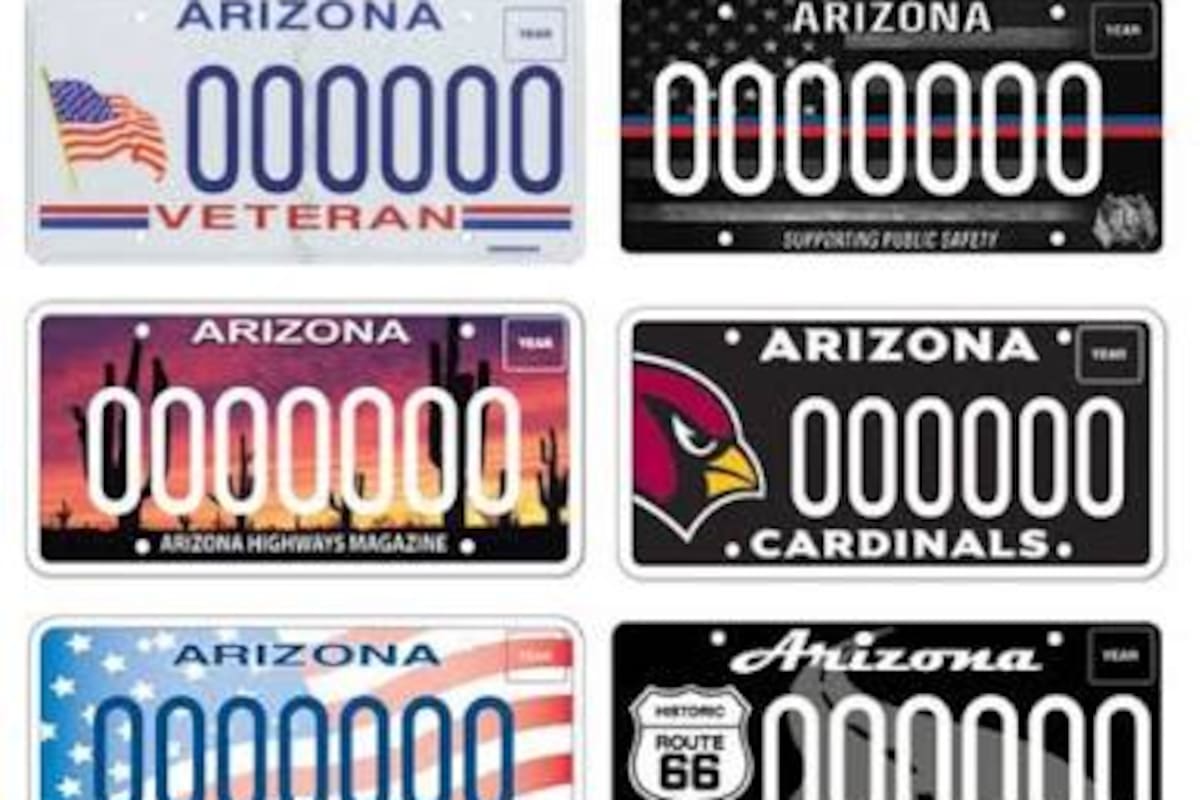 Más de un millón de vehículos ya portan placas especiales en Arizona; recaudan cifra récord para organizaciones civiles