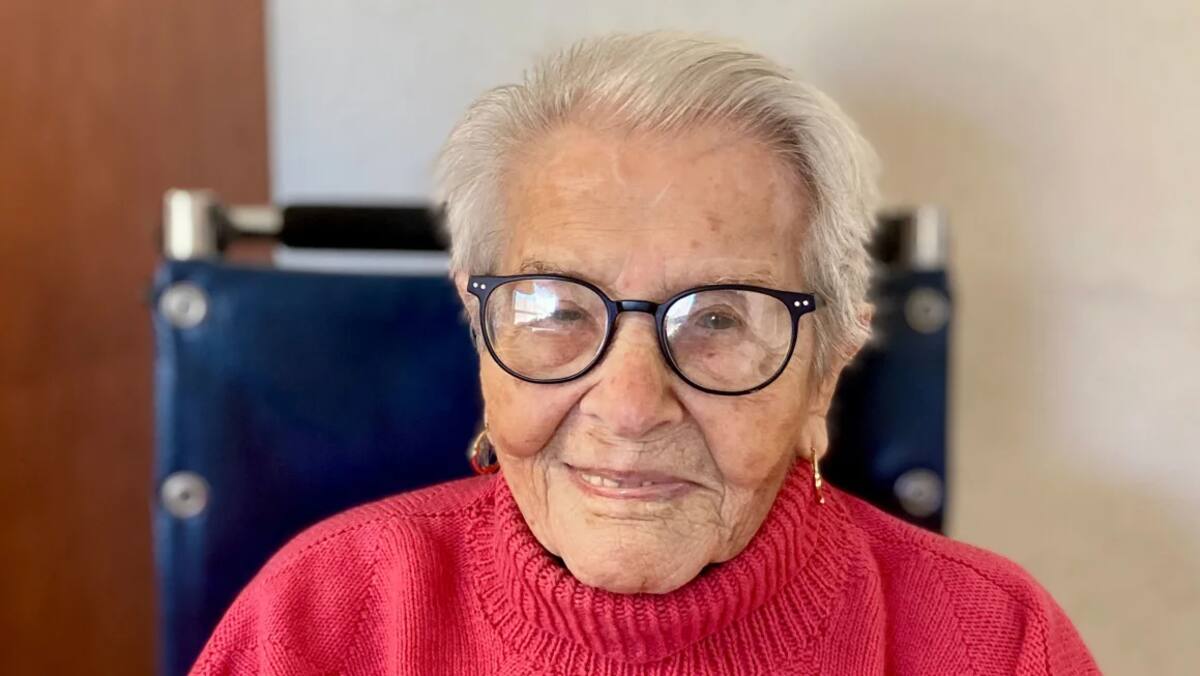 Rose Girone, hace dos años, a la edad de 111./  Reha Bennicasa