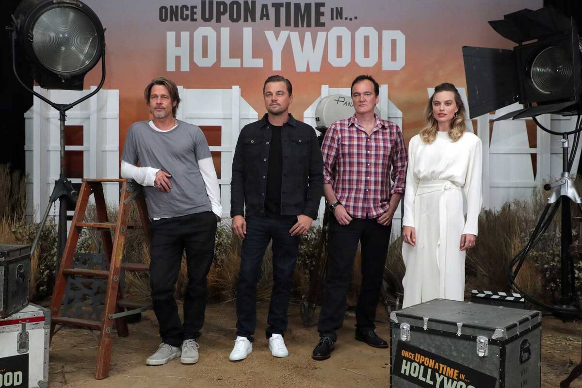 Alaban DiCaprio, Pitt y Robbie la ‘energía’ y pasión de Tarantino