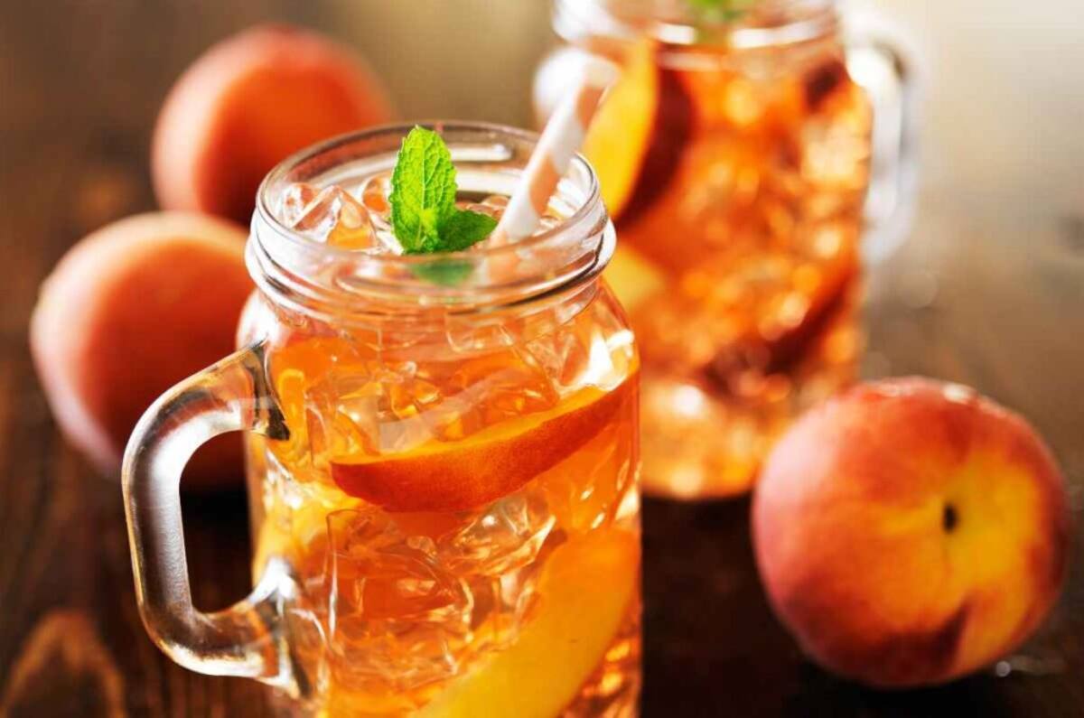 Té verde con durazno