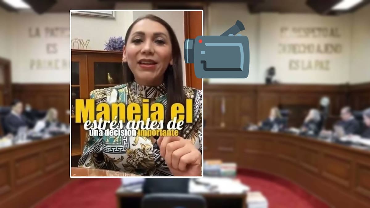 Grababa en la SCJN videos de ‘coaching’ hasta que fue exhibida y llamada “la influencer de la Corte”; presenta su renuncia al ministro Hugo Aguilar
