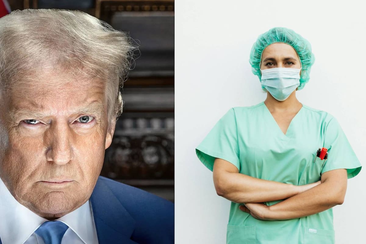 Trump busca quitar a enfermeros su estatus de “profesionales” y desata polémica nacional