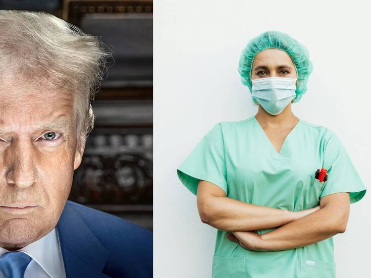 Trump busca quitar a enfermeros su estatus de “profesionales” y desata polémica nacional