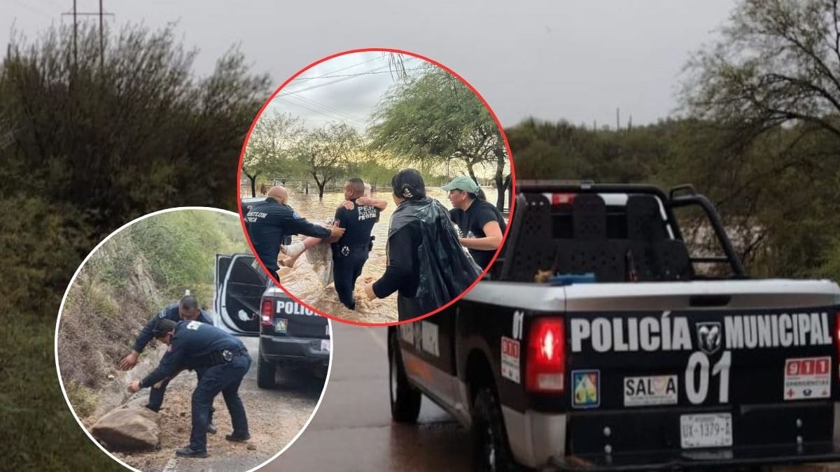 Lluvias en Sonora activan operativos de la Policía Estatal en Caborca, Hermosillo y 12 municipios más con recorridos de vigilancia y cierres viales por seguridad