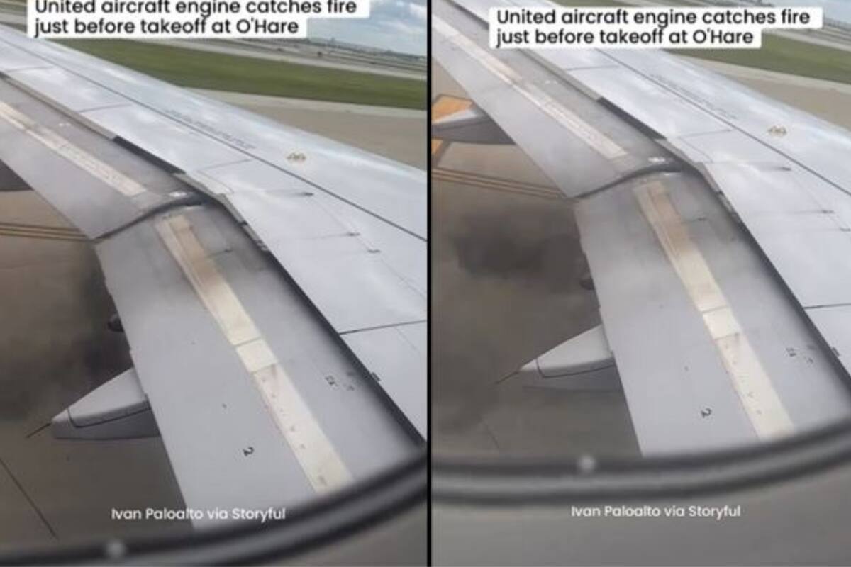 Incidente en el Aeropuerto O’Hare de Chicago: Avión de United sufre incendio en el motor
