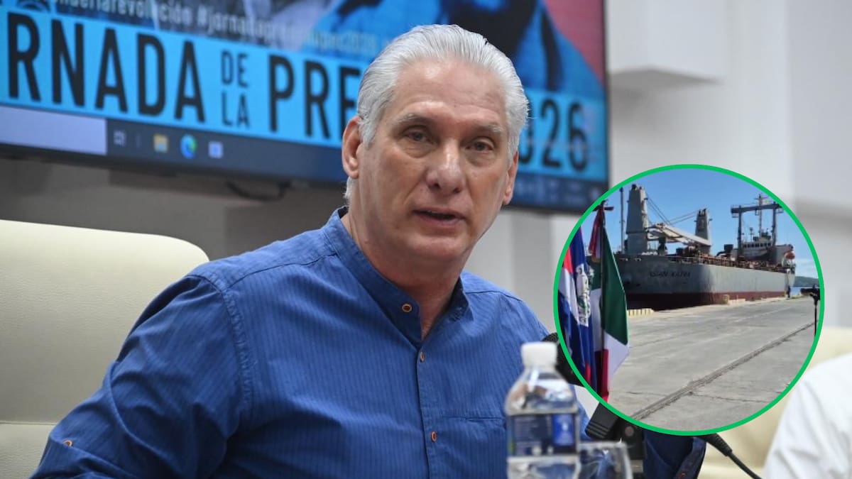 Un buque con más de mil 700 toneladas de alimentos e insumos enviados desde México y Belice arribó este domingo a La Habana; el presidente Díaz-Canel agradeció el cargamento y declaró que “Cuba no está sola”