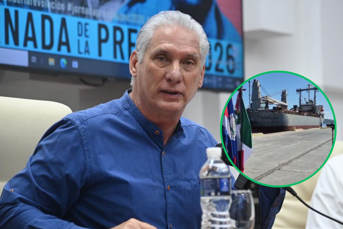 Un buque con más de mil 700 toneladas de alimentos e insumos enviados desde México y Belice arribó este domingo a La Habana; el presidente Díaz-Canel agradeció el cargamento y declaró que “Cuba no está sola”