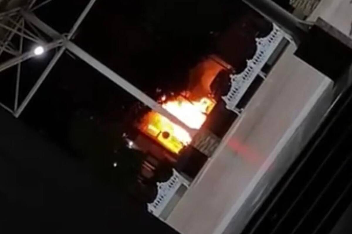 Hechos violentos en Tesopaco dejan una persona sin vida y vehículos incendiados