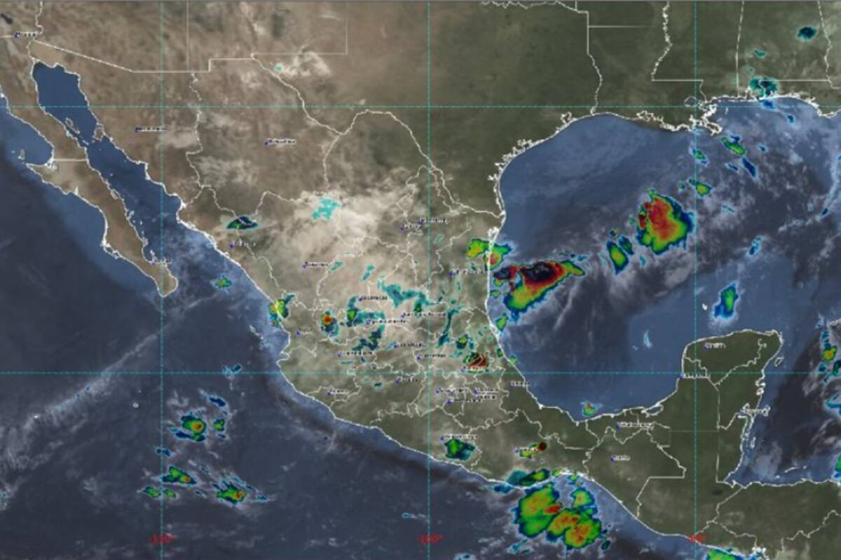 Clima en México: Se pronostican lluvias para la mayor parte del País; las altas temperaturas no dan tregua