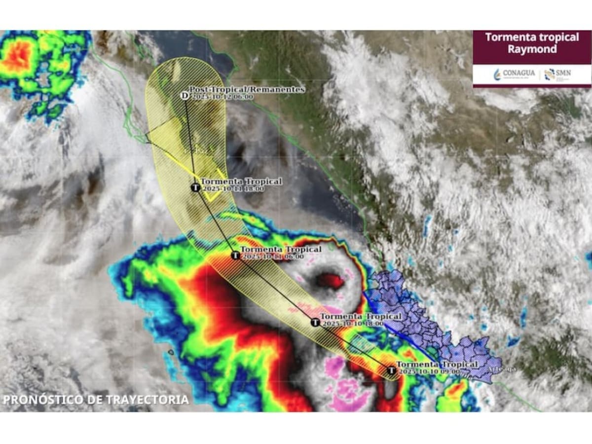 Tormenta trpical Raymond / Especial