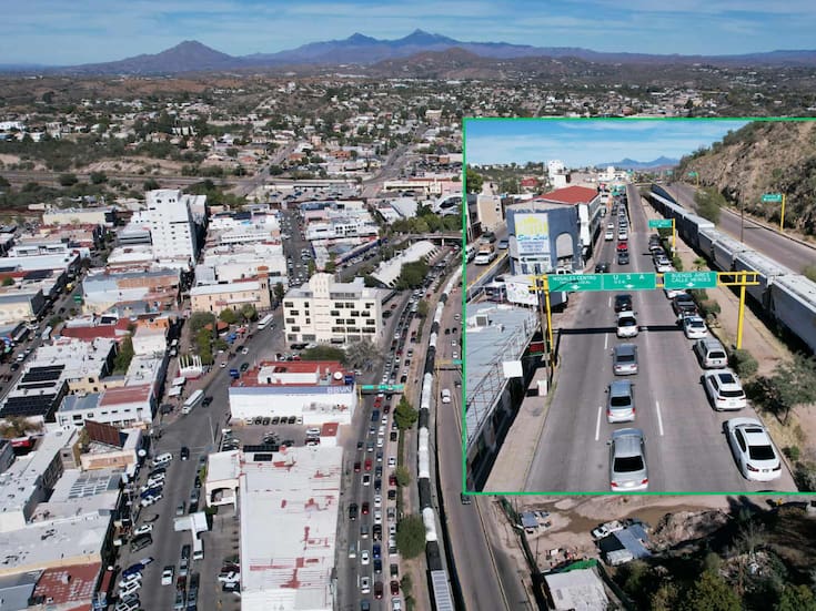 Largas filas en garitas de Nogales por Acción de Gracias y bloqueo de recinto fiscal