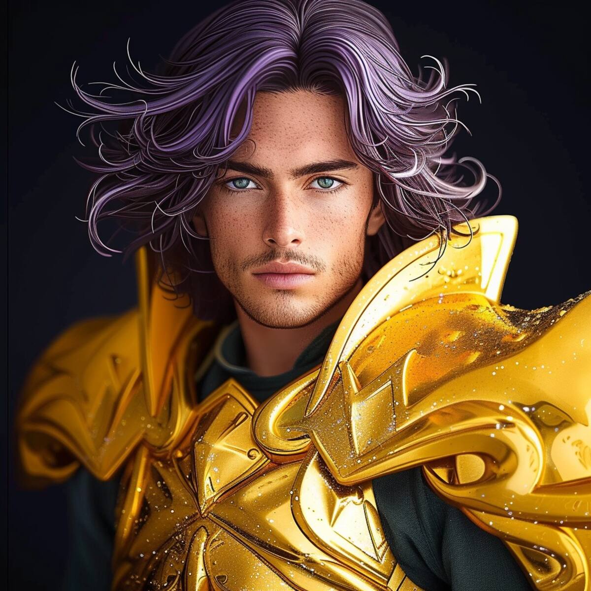 Descubre el rostro atractivo de Mū de Aries, recreado por la inteligencia artificial, en esta sorprendente reinterpretación de Caballeros del Zodiaco.