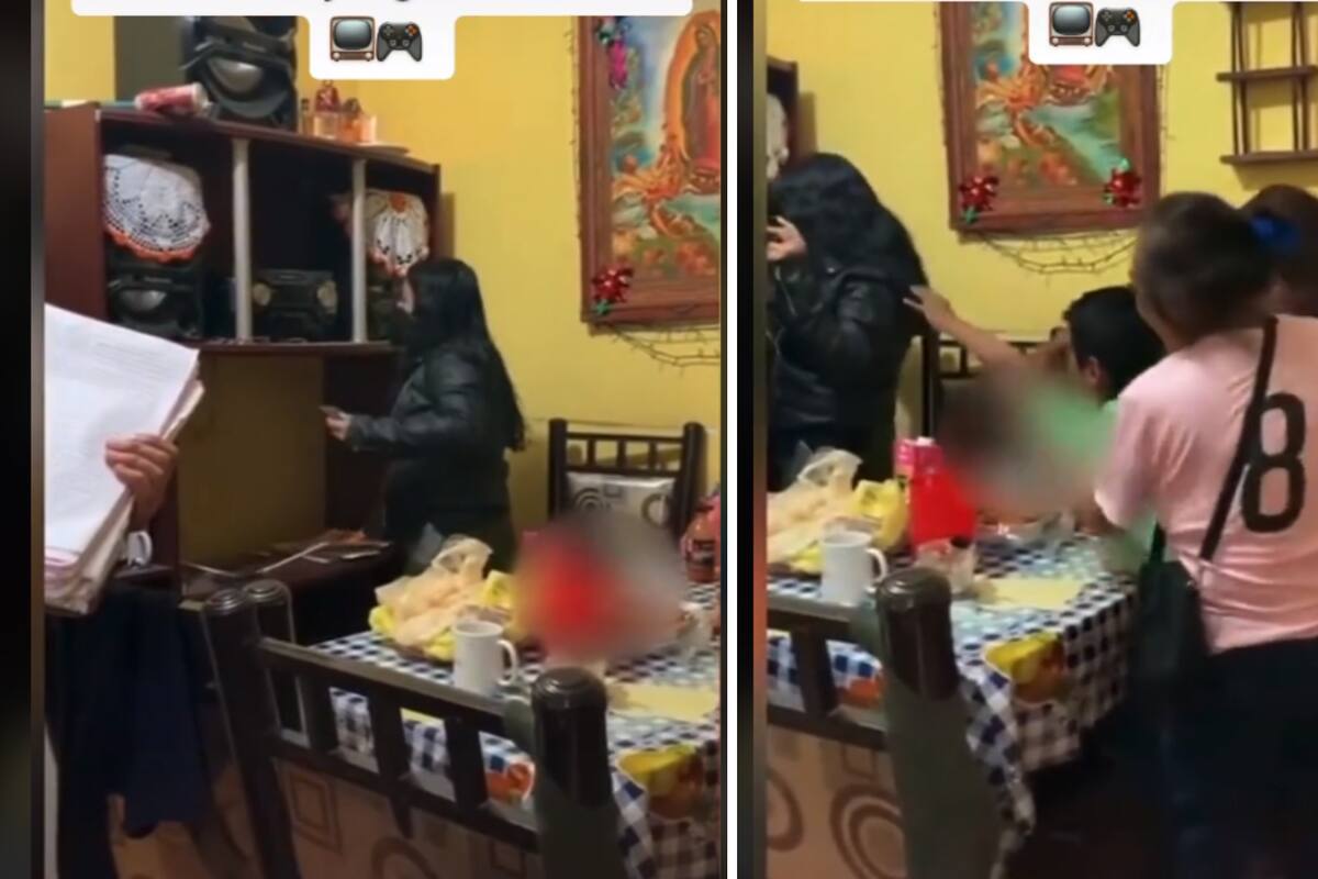 VIRAL: niño reacciona mal mientras ve como embargan la TV de su casa: "no se vale"