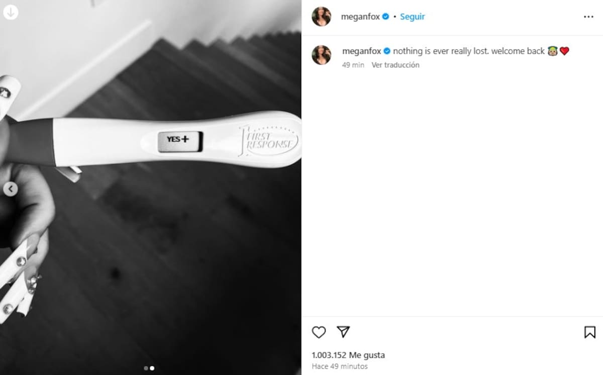 Megan Fox confirma su cuarto embarazo / Instagram: @meganfox