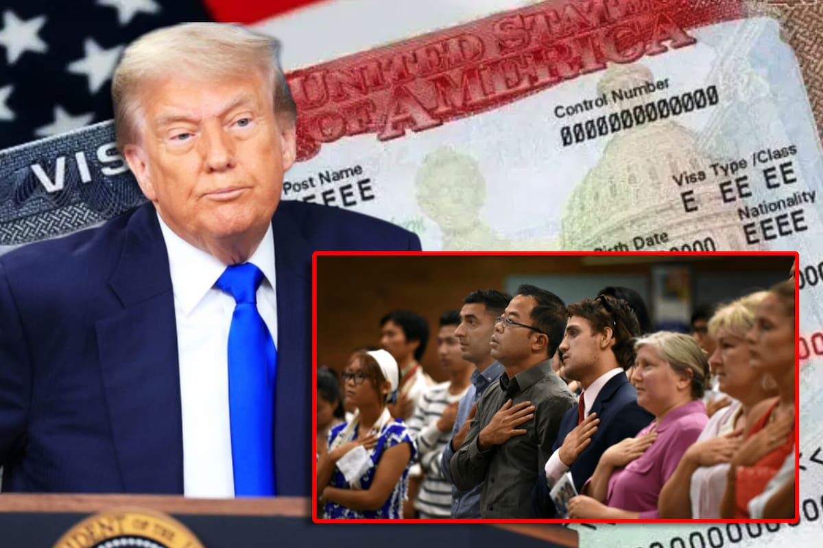 Trump seguirá endurenciendo el proceso para obtener la ciudadanía americana: “El examen no es muy difícil”