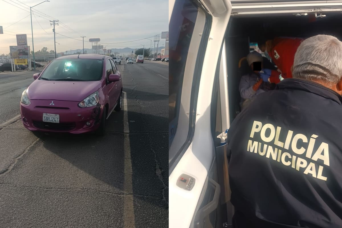 Mujer es atropellada frente a un Cobach