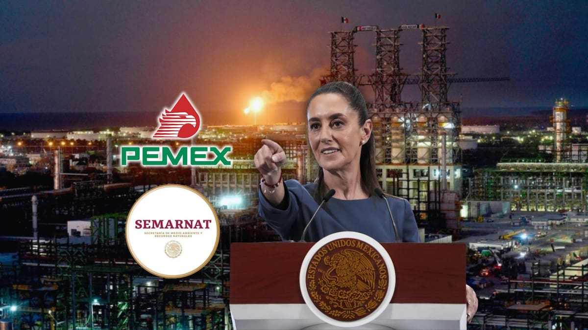 La obra facilitará la salida de subproductos como coque y azufre líquido; Semarnat ya dio luz verde al proyecto, aunque con condicionantes. Foto: Especial (Onexpo/Presidencia de México/Pemex)