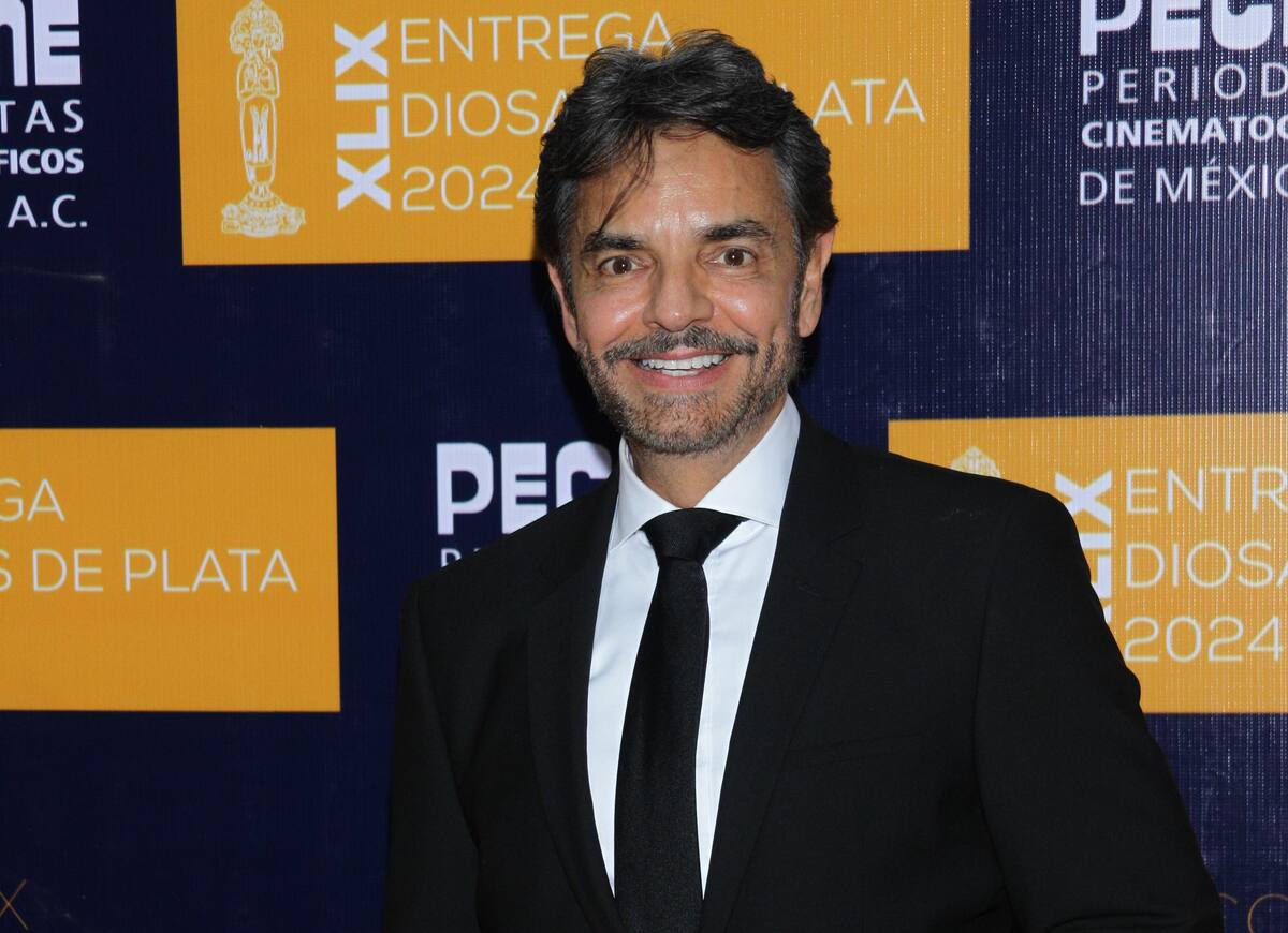 Eugenio Derbez se reencontró con la madre de su hijo.