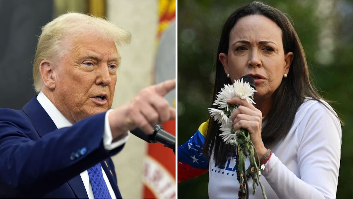 María Corina Machado ofrece su Nobel de la Paz a Trump tras captura de Nicolás Maduro
