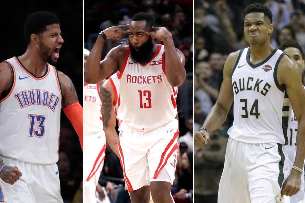 Bucks, Rockets y Oklahoma aportan candidatos a MVP de NBA