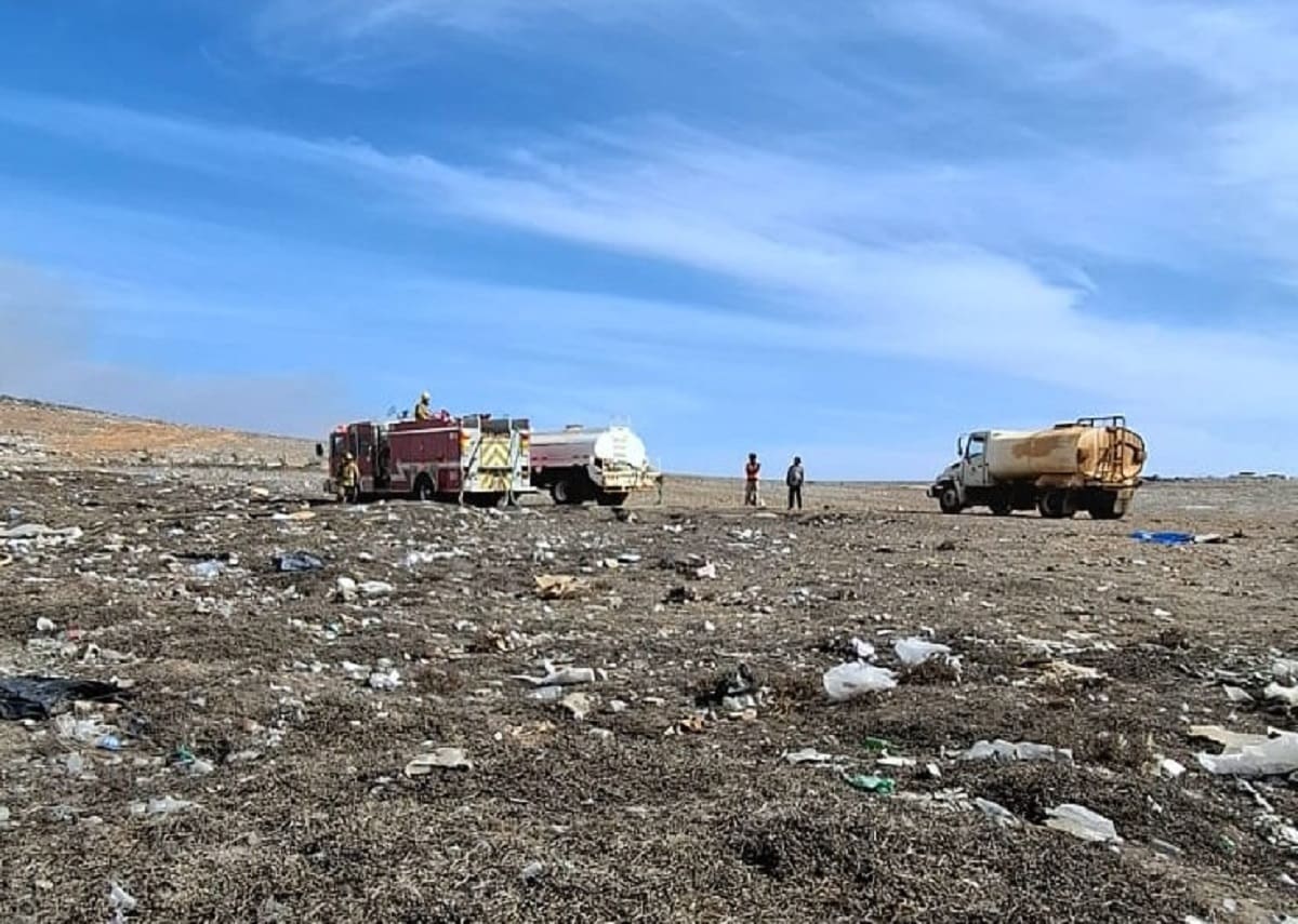 La clausura forma parte de los trabajos para consolidar el proyecto de un relleno sanitario en San Quintín.