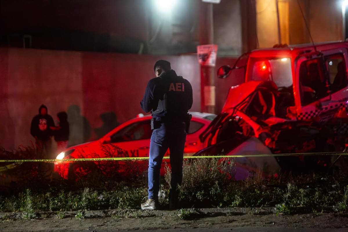 Muere pareja en accidente sobre la carretera libre Tijuana–Tecate; otro hombre resulta lesionado